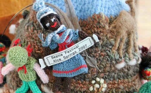 Just one of the many colourful creations on display at the Beanie Exihibition. Just one of the many colourful creations on display at the Beanie Exihibition.